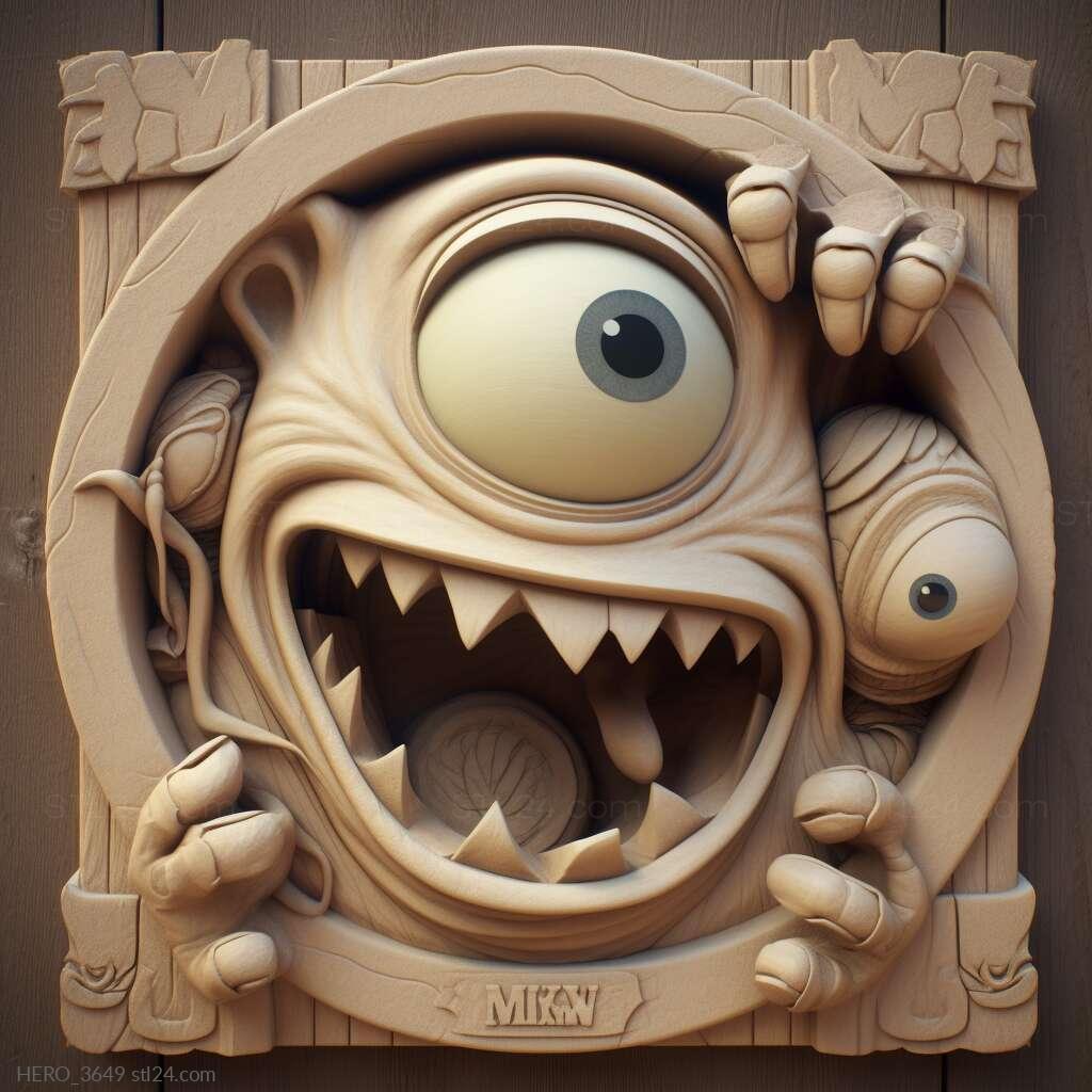 STL file Mike Wozawski - Monsters inc 👹・3D printable design to  download・Cults